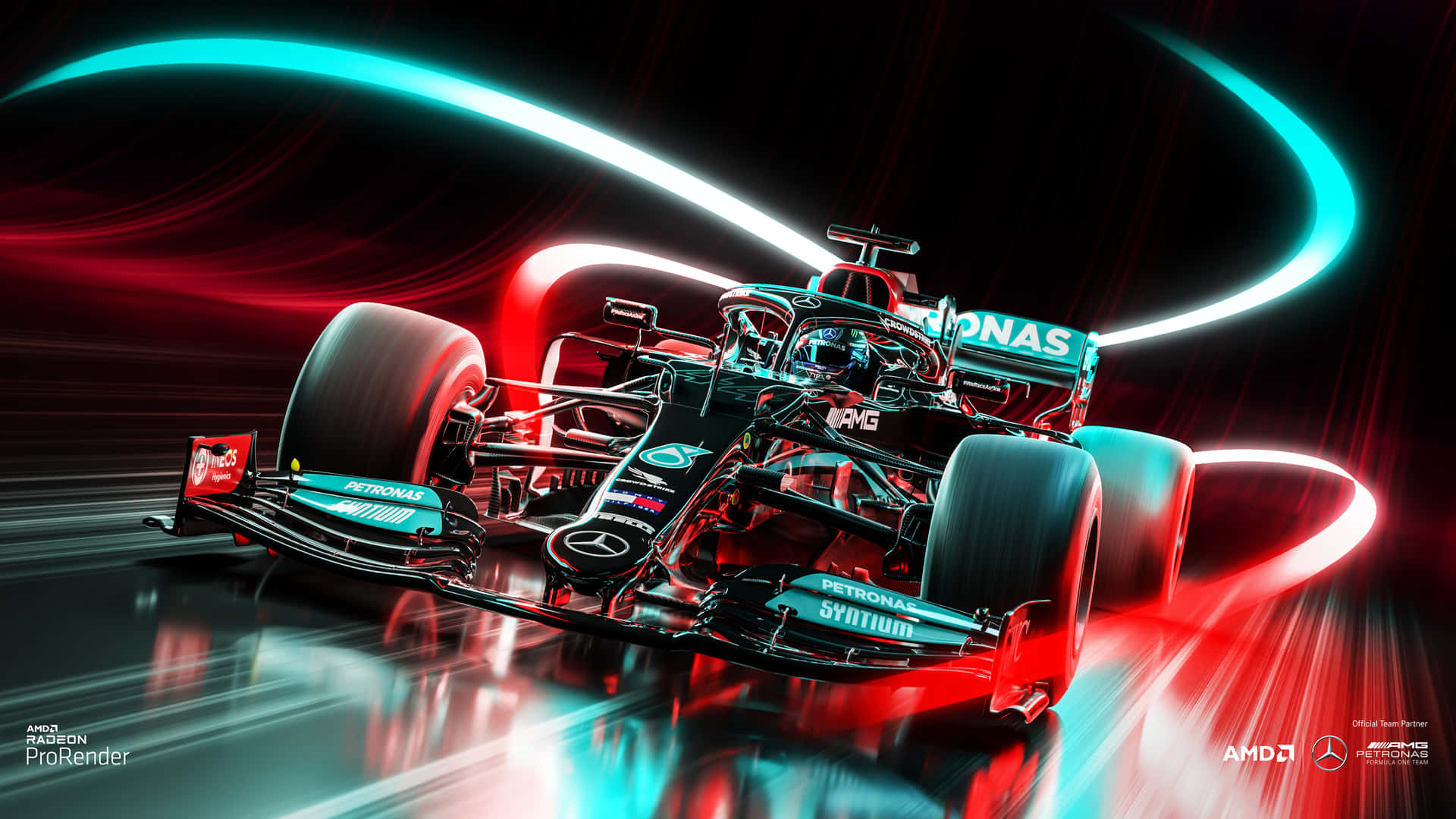 Formula One Image with lights